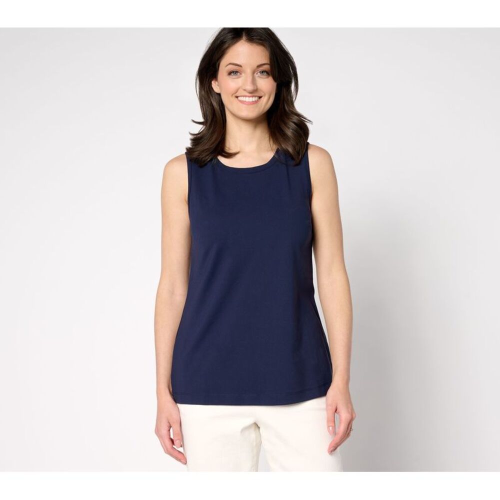 SUNNYLiFE Women's Top Sz M Smooth Criminal Tank Blue A686161